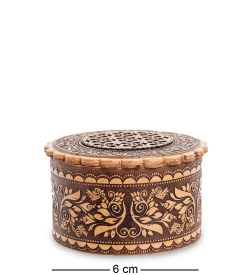 Народные промыслы BST-133/ 3 Шкатулка резная (береста)