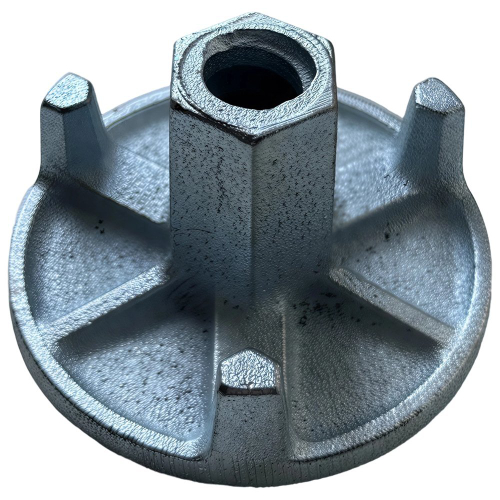 Гайка литая 90 мм, трехрожковая, оцинкованная (упаковка 20 шт) "S"