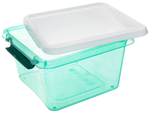 Контейнер для СВЧ 1,1л квадратный Monacco (мята полупрозрачный)