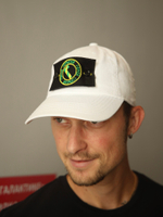 Бейсболка Город Горький кепка с патчем белая