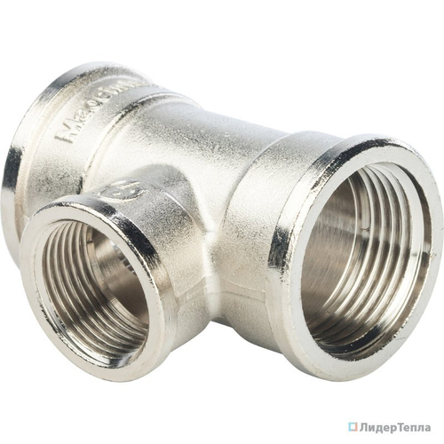 Тройник перех.резьбовой 1"*1/2*1"НИКЕЛЬ   48623