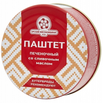"            Паштет Печеночный со слив.маслом "" ОМК 100гр/20"