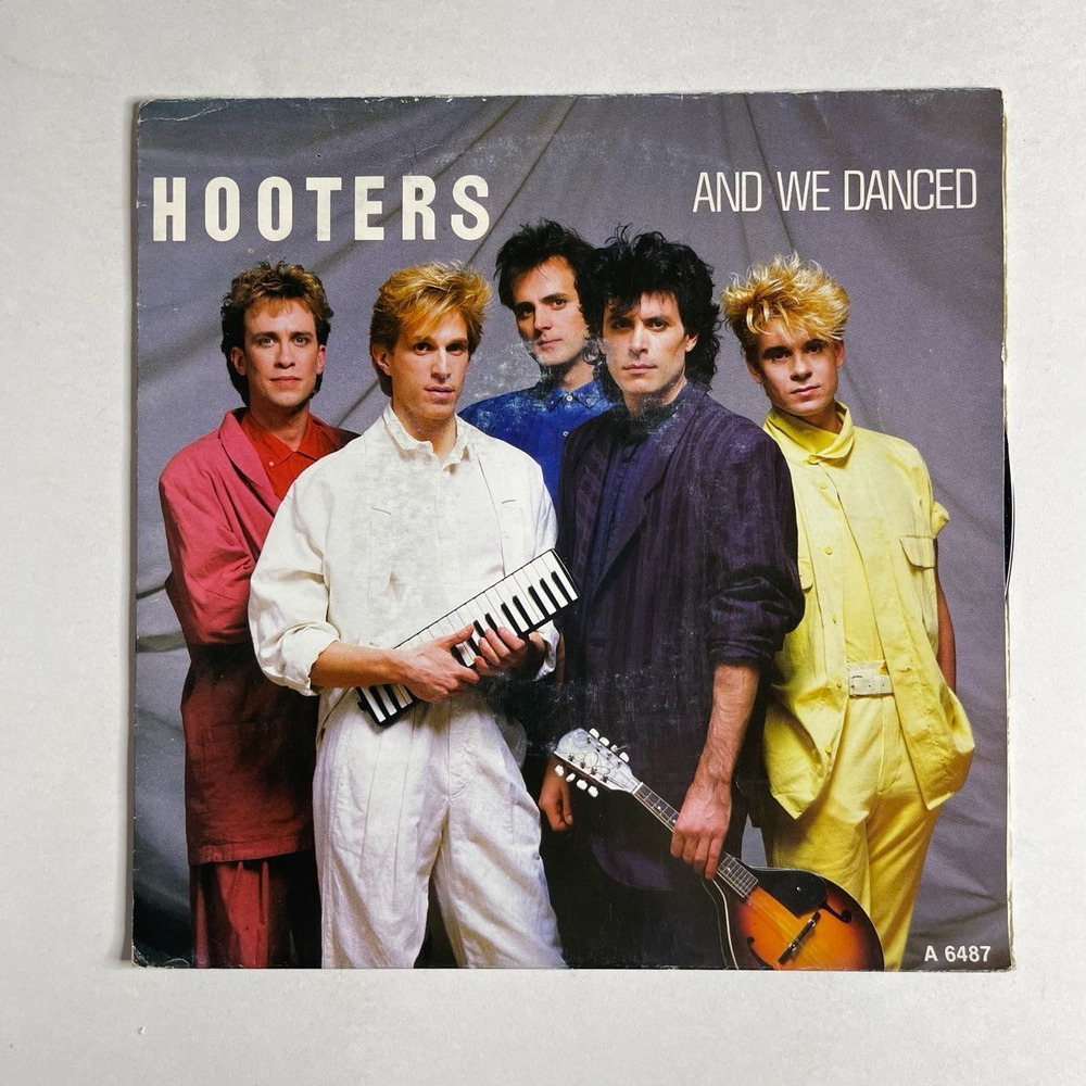 Винтажная виниловая пластинка LP The Hooters And We Danced (Holland 1985) 7 дюймов, 45 RPM, Single