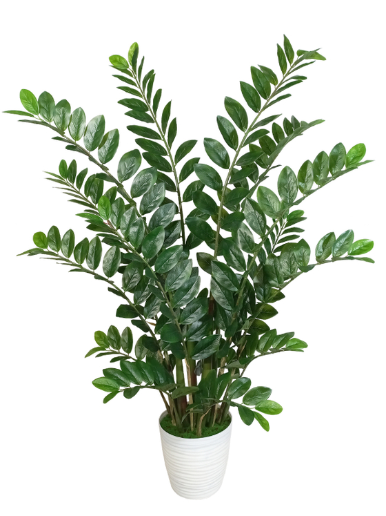 Замиокулькас искусственный 130см в кашпо