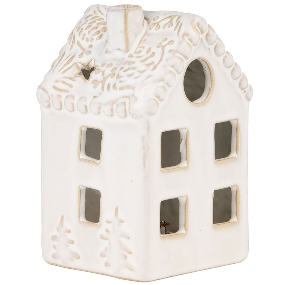 ФИГУРКА "ДОМИК" С LED-ПОДСВЕТКОЙ КОЛЛЕКЦИЯ "PINE CONES", 8,3*7,5*12,5 СМ