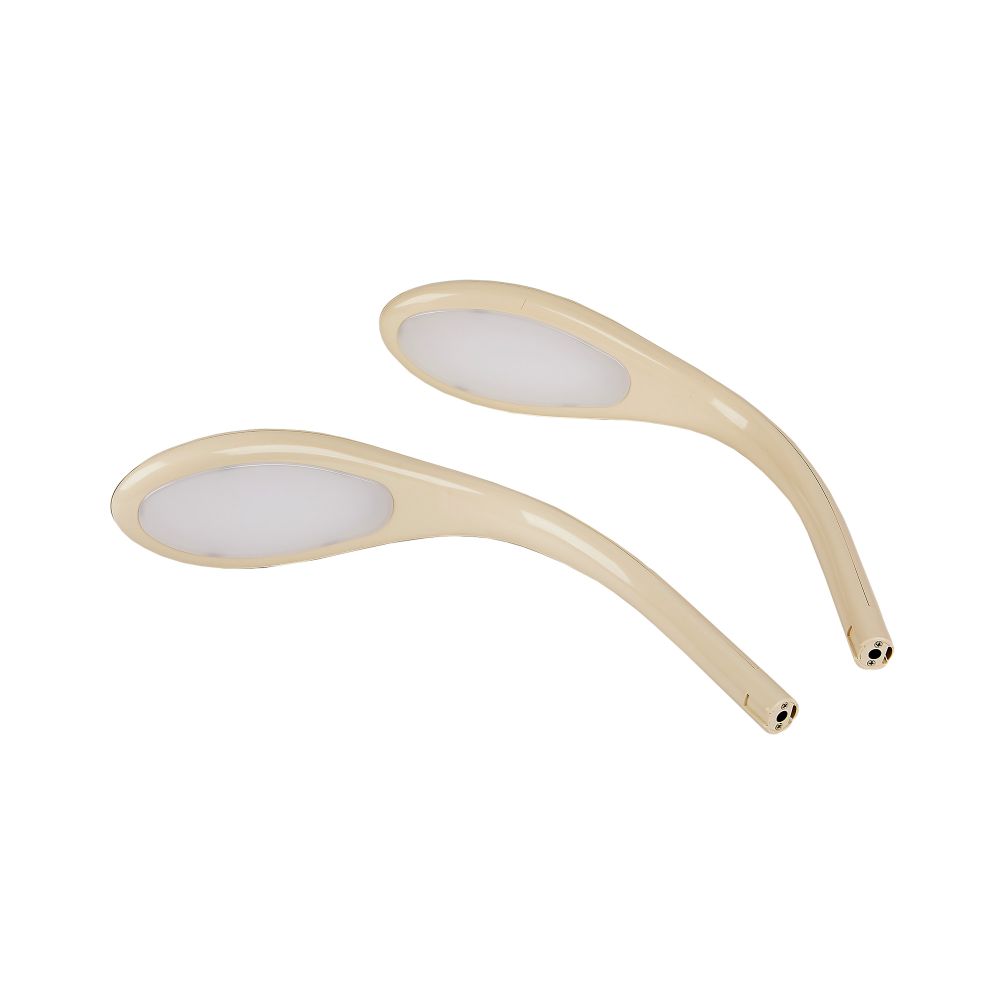 ULM-D160 12W-3000-6000K-DIM IVORY Светильник настольный светодиодный Заяц. с подставкой под канцелярские принадлежности. Сенсорный выключатель. Диммер. Слоновая кость. TM Uniel