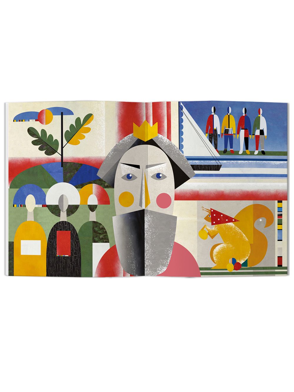 Сказка о Царе Салтане в стиле Казимира Малевича