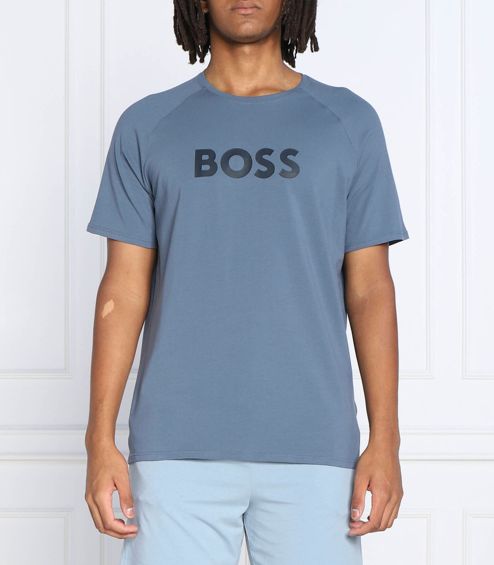 футболка dynamic BOSS BLACK - голубой(50479361)