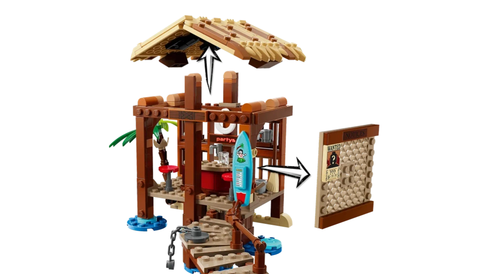 Конструктор LEGO One Piece 75636 Деревенская хижина с ветряной мельницей