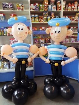 Десантник из воздушных шарико