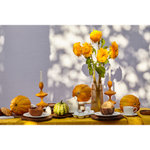 Подсвечник vivlend, 29 см, оранжевый