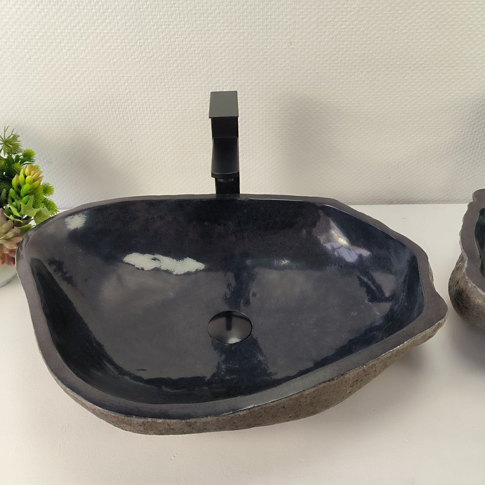 Раковина из речного камня ПАРА! RS-74898 60*44*13 0866