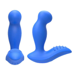 Синий вибромассажер простаты 3,5’’ P-spot Massager - 12,5 см. (Цвет: синий)