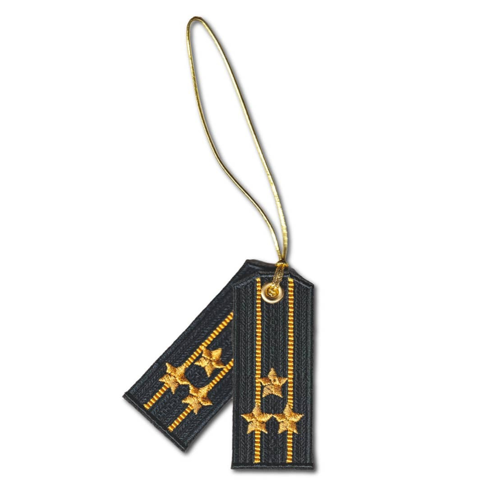 Брелок Вышитый Погончики В Авто ВМФ Полковник | ATRIBUTICASTORE.RU