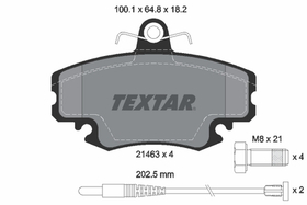 TEXTAR - 2146304-TET - Brake Pad Set, disc brake