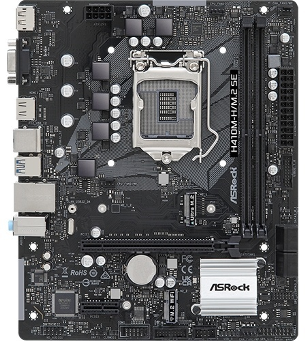 Материнская плата ASRock H410M-H/M.2 SE