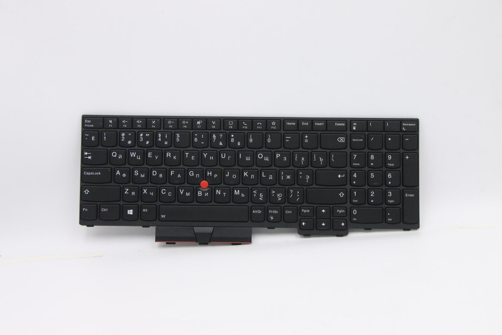 Клавиатура для ноутбука Lenovo ThinkPad L15/L15 Gen 2. раскладка - русская, с подсветкой, черная (5N20W68236), оригинал