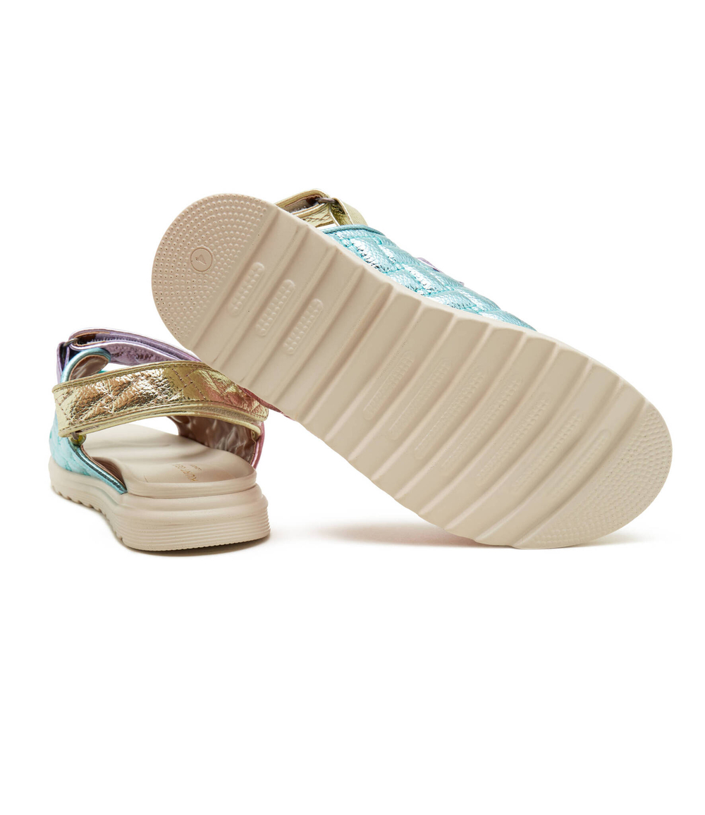 Кожаные босоножки Kurt Geiger - разноцветная(8955357109)