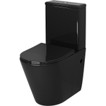 Унитаз компакт Grossman Color GR-4480BS Черный глянцевый с бачком и сиденьем Микролифт