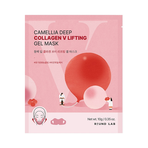 Round Lab Camellia Deep Camellia Deep Collagen V-Lifting Mask 1шт