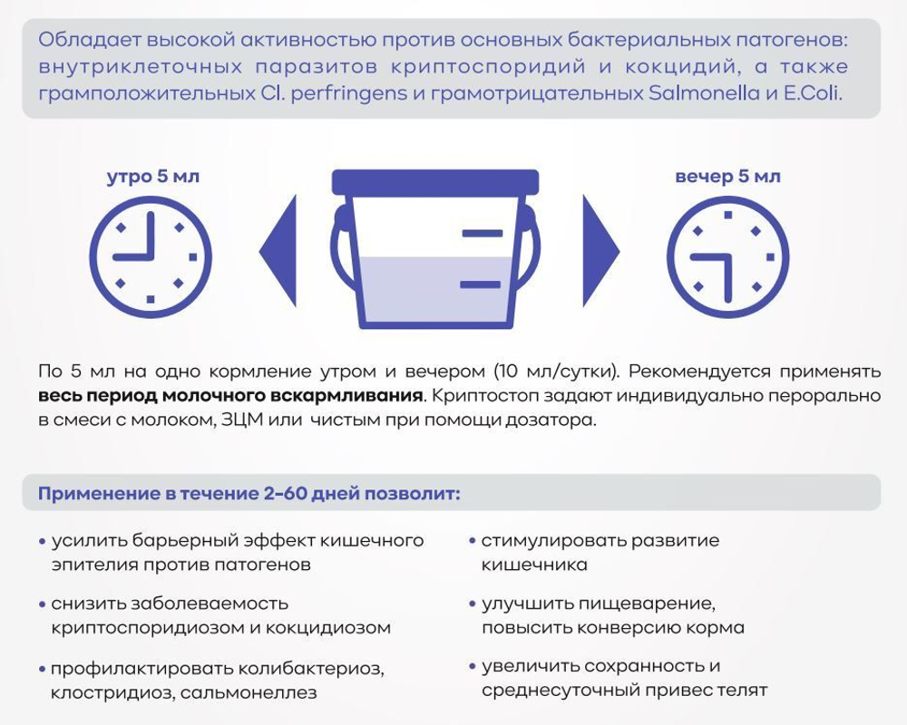 Кормовая добавка КРИПТОСТОП, канистра 5 кг