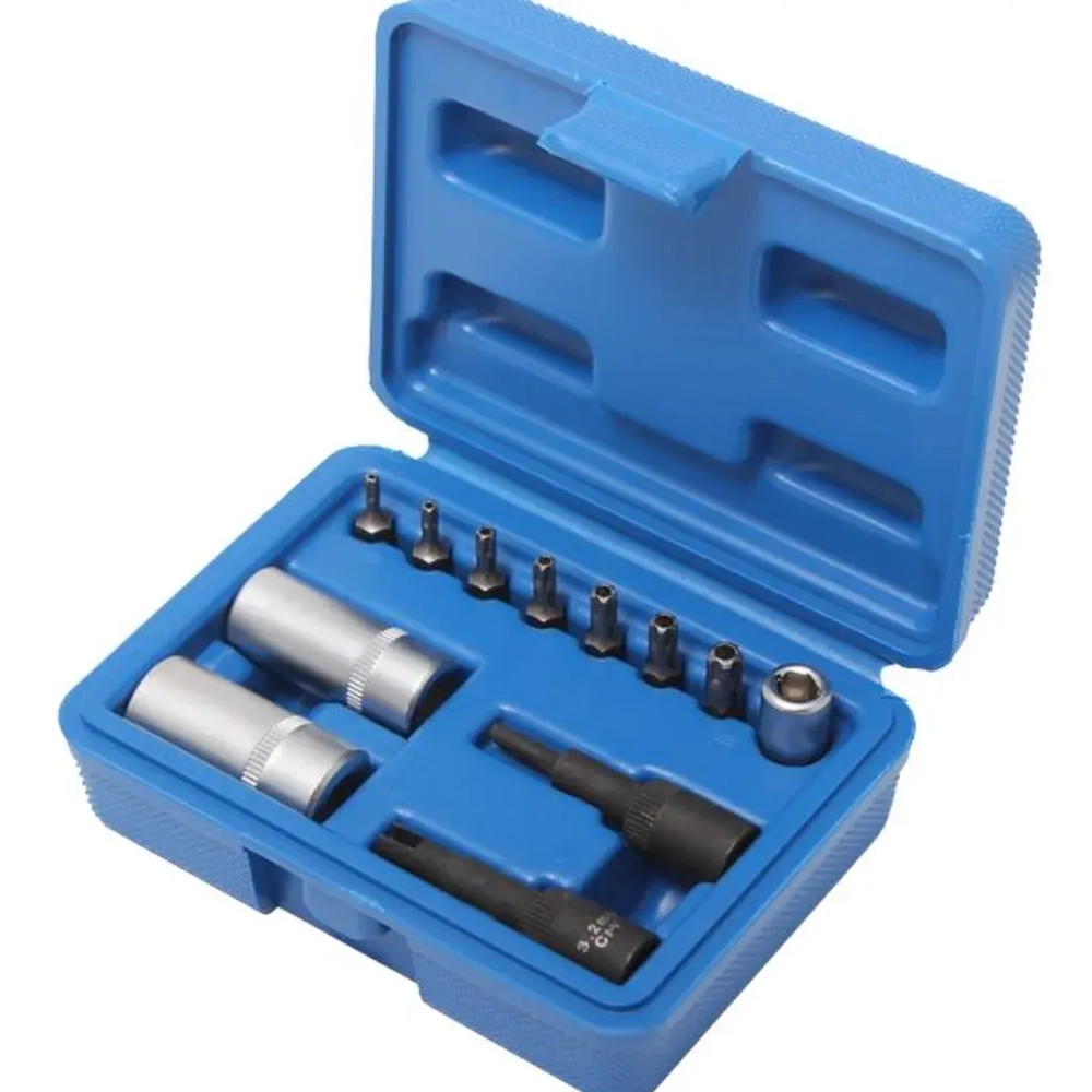 Набор для обслуживания кондиционеров а/м 1/4''12пр., в кейсе RockForce##Rock FORCE RF-4061112