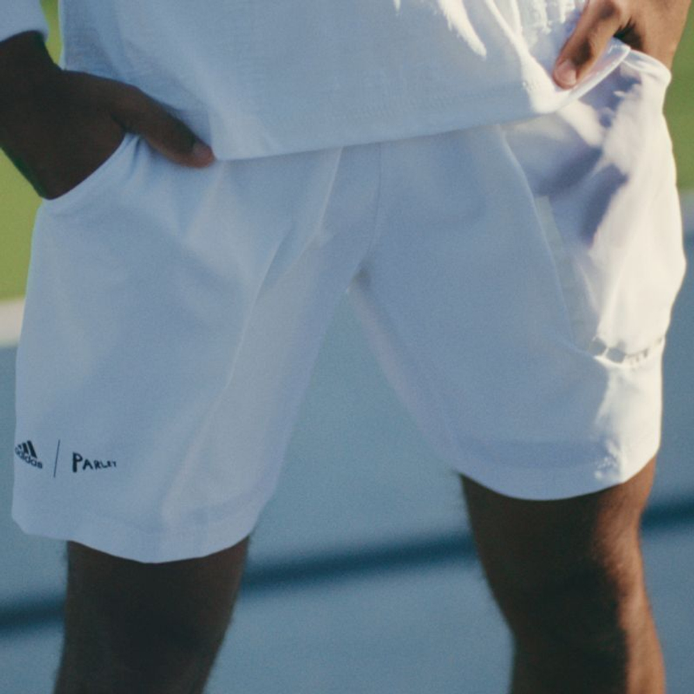 Мужские теннисные шорты Adidas London 2in1 Shorts 7" - белый