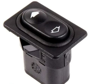 Клавиша стеклоподъемника 2110-12  одинарная узкая с рамкой (92.3709) а08453