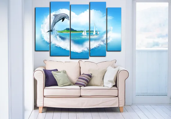 Модульная картина "Сердце океана"