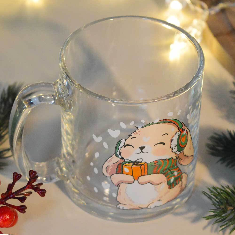 Кружка "Чайная" Новогодние зверюшки 320мл