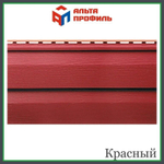 Сайдинг акриловый Альта-Профиль (Канада Плюс) Премиум Красный 0,23х3,66 м