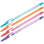 Ручка шариковая 0,5мм синяя "Lanser Fluo" (Спейс)