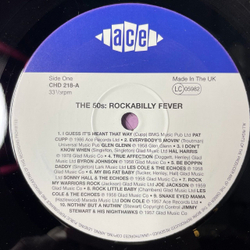 Винтажная виниловая пластинка LP The Fifties Rockabilly Fever (UK 1989)