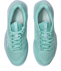 Женские теннисные кроссовки Asics Solution Speed FF 4 Clay - oasis green/light blue