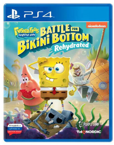 SpongeBob SquarePants : Battle for Bikini Bottom - Rehydrated [PS4] new
