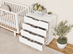 Комод пеленальный Incanto Юг 800/4 белый