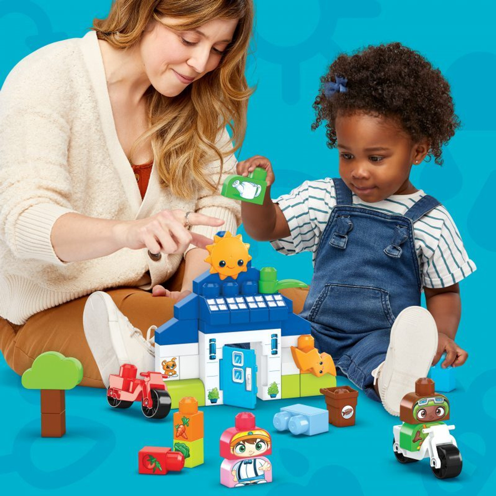Набор блоков Fisher-Price Mega Bloks - Ekodomek EKO HCG36