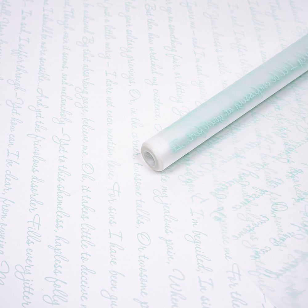 Пленка матовая "Слова" 60см*200гр ТИФФАНИ