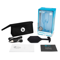 b-Vibe Vibrating Snug Plug 4 - Анальная пробка с вибрацией