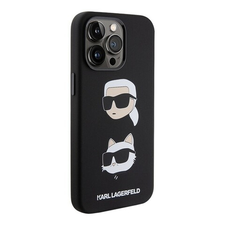 Чехол Karl Lagerfeld Liquid silicone NFT Choupette для iPhone 15 Pro Hard Black (Чёрный)