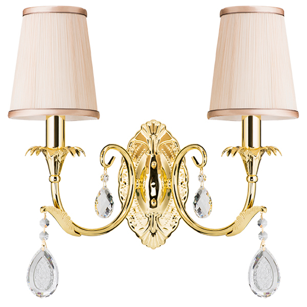 691622 Бра CAPPA 2x40W E14 ЗОЛОТО