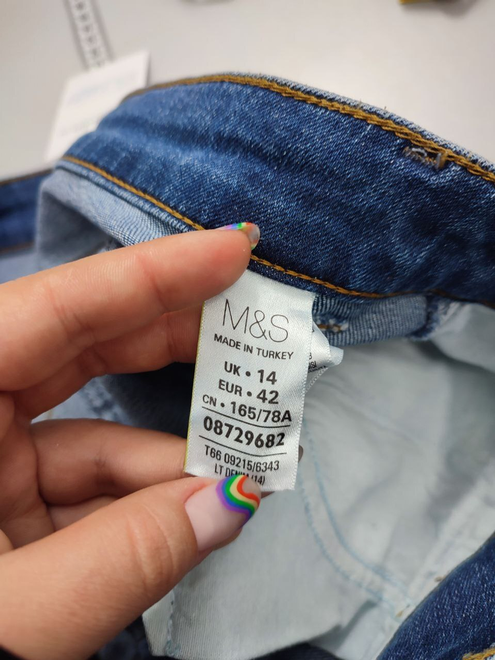 Юбка Marks&Spencer джинсовая мини 48 размер