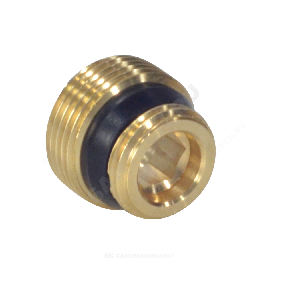 Переходник латунь 1/2"x3/4" под евроконус НР R483 Giacomini R483Y023