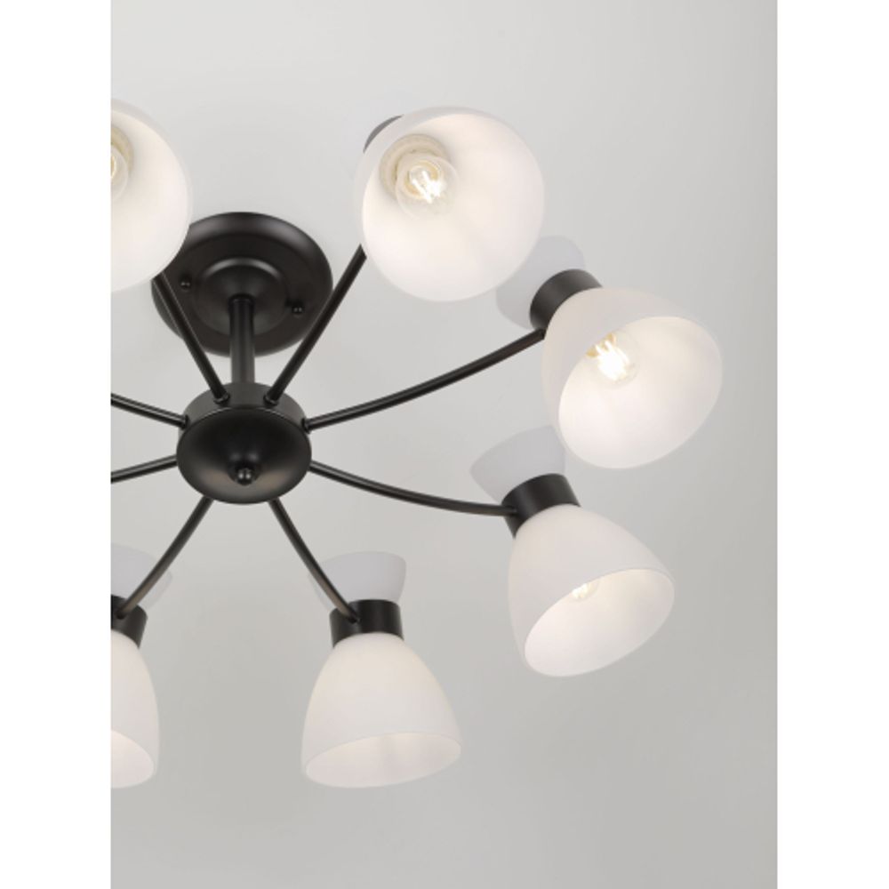 Люстра Rivoli Aemilia 9185-308 8хЕ27 60 Вт модерн | Лайт