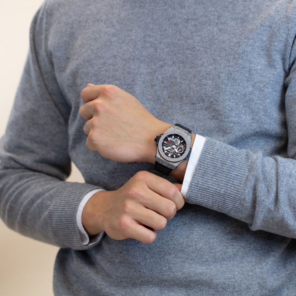 Часы HUBLOT BIG BANG MECA-10 45mm 414.NI.1123.RX, 414.NI.1123.RX