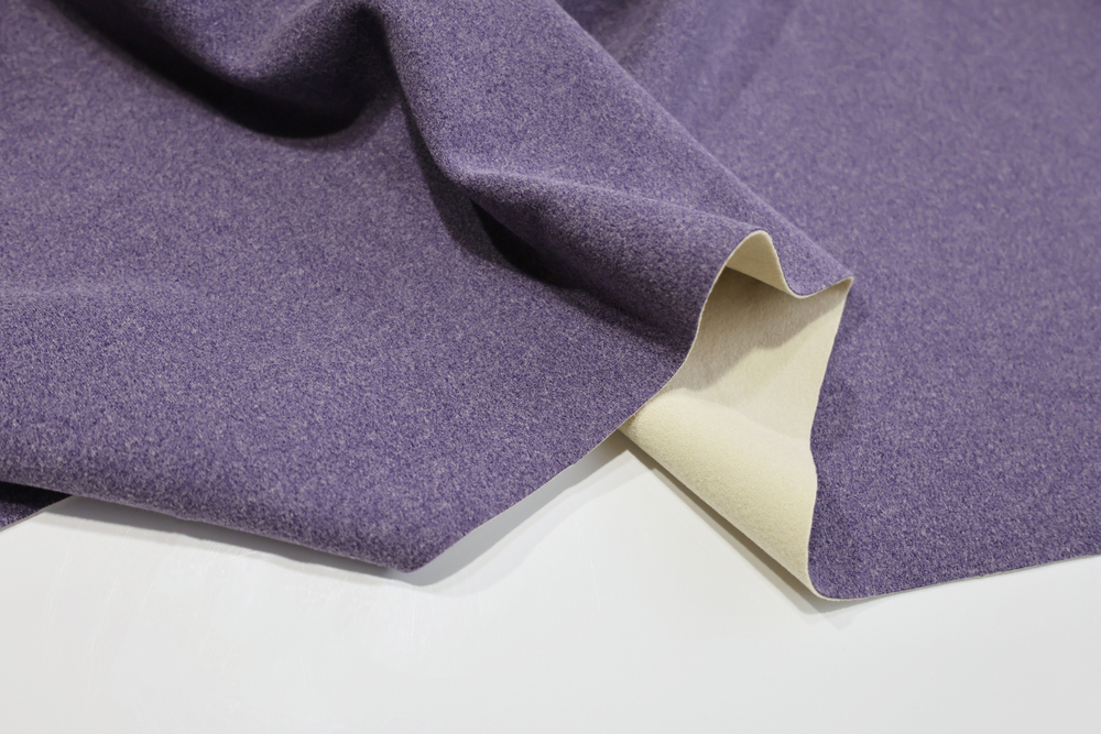 БАКЛАЖАН - Кашемировое двухстороннее термополотно для термобелья (1379 Маша)