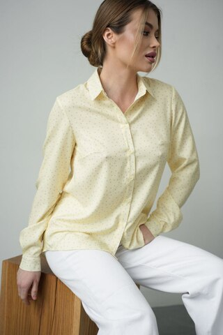 Блузка женская в горошки М-1352