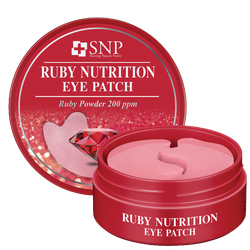 SNP Ruby Firming Eye Patch гидрогелевые патчи с рубиновой пудрой