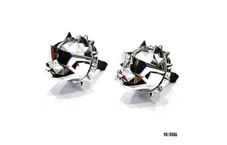 Ароматизатор-игрушка -на обдув- Собачки ПИТБУЛЬ - YC-35SL Silver A