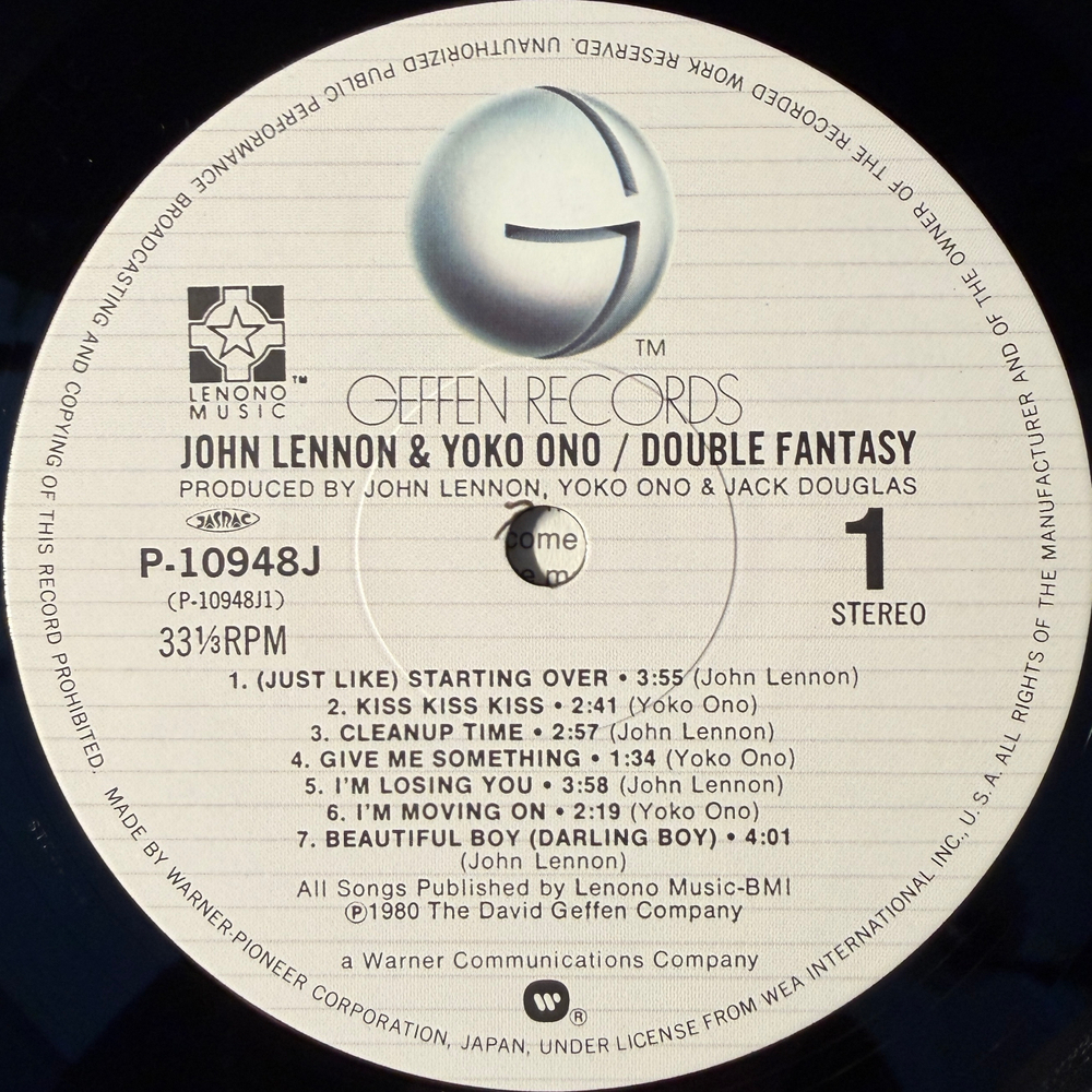 Виниловая пластинка John Lennon & Yoko Ono ‎– Double Fantasy LP